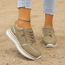 Load image into Gallery viewer, Chunky Heel Side-Zip High-Top Sneaker Boots – 3 Colors EU 36–43
