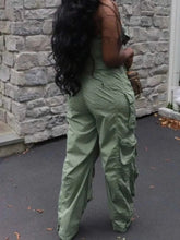 Load image into Gallery viewer, Tube Snap Down : Cargo Jumpsuit
