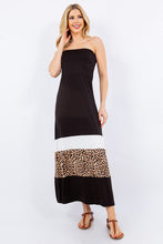 Load image into Gallery viewer, Women Full Size Leopard Print Color Maxi Dress Plus Size Trendy &amp; Modern Long Dress
