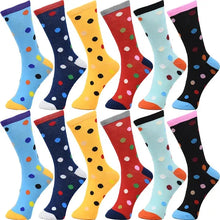 Load image into Gallery viewer, 30-Pairs Women&#39;s Fun Patterned Cotton-Blend Crew Socks Assorted Pairs
