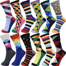 Load image into Gallery viewer, 30-Pairs Women&#39;s Fun Patterned Cotton-Blend Crew Socks Assorted Pairs
