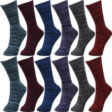 Load image into Gallery viewer, 30-Pairs Women&#39;s Fun Patterned Cotton-Blend Crew Socks Assorted Pairs
