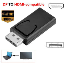 Load image into Gallery viewer, 1 /10PCS 4K Hdmi-compatible 1080P Adapter  Revolution DP To HDMI Compatible With PC TV Laptop And Monitor

