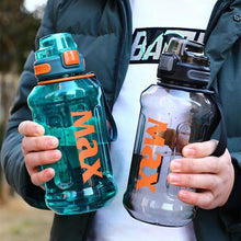 Load image into Gallery viewer, 1.2 Liter Large Capacity Sport Water Bottle with Rope Durable Portable Gym Fitness Outdoor Drinking Plastic Bottles Eco-Friendly Plastic Cup Men's high Temperature Resistant Large Capacity Outdoor Portable Water Bottle Sports Fitness Water Bottle
