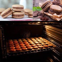 Load image into Gallery viewer, 1-2pc/set Large Macaroon Kit Silicone Mat Non-Stick Baking Mold Set 48 Capacity Pot Cake Decorating Supplies Macaron Silicone Mat Non-Stick Silicone Macaron Reusable Baking Mold Set
