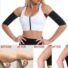 Load image into Gallery viewer, 1 Pair Arm Band Women Elastic Compression Arm Shaping Sleeves Anti Cellulite Arm Shapers Cooling Compression Sleeves For Men &amp; Women Arm Cover Protector For Basketball Sport Arm Kit
