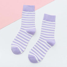 Load image into Gallery viewer, 1 Pair Keep Warm Knee-high Socks for Socks Rhombus Pattern Autumn Winter Cotton College Style Socks Running Climbing Fashion Socks For Men And Women

