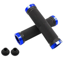 Load image into Gallery viewer, 1 pair  Road Cycling Handlebar Grips Anti-Skid Rubber Bicycle Grips Mountain Bike Lock On Bicycle Handlebars End Grips Handle Grip With Aluminum Lock Bike Grip For Scooter Cruiser Tricycle Wheel Chair Mountain Road Urban Foldable Bike
