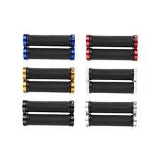 Load image into Gallery viewer, 1 pair  Road Cycling Handlebar Grips Anti-Skid Rubber Bicycle Grips Mountain Bike Lock On Bicycle Handlebars End Grips Handle Grip With Aluminum Lock Bike Grip For Scooter Cruiser Tricycle Wheel Chair Mountain Road Urban Foldable Bike
