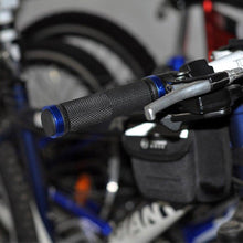 Load image into Gallery viewer, 1 pair  Road Cycling Handlebar Grips Anti-Skid Rubber Bicycle Grips Mountain Bike Lock On Bicycle Handlebars End Grips Handle Grip With Aluminum Lock Bike Grip For Scooter Cruiser Tricycle Wheel Chair Mountain Road Urban Foldable Bike
