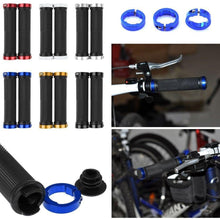 Load image into Gallery viewer, 1 pair  Road Cycling Handlebar Grips Anti-Skid Rubber Bicycle Grips Mountain Bike Lock On Bicycle Handlebars End Grips Handle Grip With Aluminum Lock Bike Grip For Scooter Cruiser Tricycle Wheel Chair Mountain Road Urban Foldable Bike
