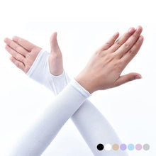 Load image into Gallery viewer, 1 Pair Sport Sun Protection Arm Covers Cooling For Men Women Summer Sunblock Cycling Driving Golf Running Unisex Elbow Cover Outdoor Cycling Running Fishing Driving Cool Anti-UV Arm Sleeves For Workout

