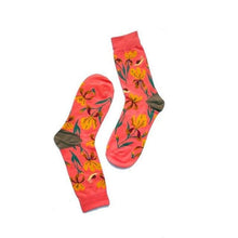 Load image into Gallery viewer, 1 Pair Women Socks Cartoon Dog Octopus Flower Plant Kawaii Funny Casual Female Cotton Sock Hosiery Streetwear Harajuku Crew Sock For Women
