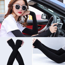 Load image into Gallery viewer, 1 Pairs Arm Sleeves Warmers Sports Sleeve Sun UV Protection Hand Cover Cooling Warmer Running Fishing Cycling Sunscreen Sun Protection Arm Sleeves For Men  Women Arm Cover For Cycling Outdoor Sports
