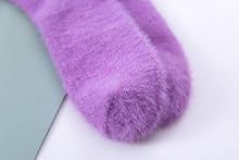Load image into Gallery viewer, 1 pairs Thermal Fluffy Socks Autumn-Winter New Year Socks New Fashion Warm Avocado Cherry Eggplant Socks Warm Ankle Socks Winter Socks For Men And Women
