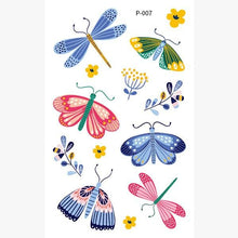 Load image into Gallery viewer, 1 Pc Butterfly 3D Temporary Tattoo 52 Style Waterproof Butterfly Tattoos Stickers Temporary Colorful Design For Womens
