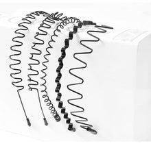 Load image into Gallery viewer, 1 pc Fashion Wave Men&#39;s Women Unisex Black Wavy Hair Head Hoop Band Sport Headband Hairband Gorgeous Hair Accessories For Men And Women
