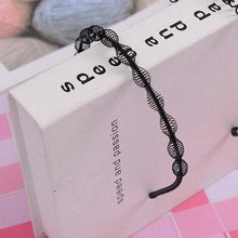 Load image into Gallery viewer, 1 pc Fashion Wave Men&#39;s Women Unisex Black Wavy Hair Head Hoop Band Sport Headband Hairband Gorgeous Hair Accessories For Men And Women
