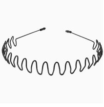Load image into Gallery viewer, 1 pc Fashion Wave Men&#39;s Women Unisex Black Wavy Hair Head Hoop Band Sport Headband Hairband Gorgeous Hair Accessories For Men And Women
