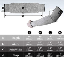 Load image into Gallery viewer, 1 PC Men Resistant Work Protection Arm Sleeves Protective Arm Sleeves Anti-cut Work Arm Cover For Garden Kitchen Comfortable Soft Arm Sleeve Thin Arm Protectors For Thin Skin
