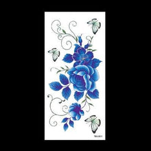 Load image into Gallery viewer, 1 Pcs Elegant Temporary Tattoos Stickers Rose Flowers Arm Shoulder Tattoo Waterproof Big Luxury Flower For Womens
