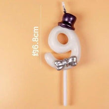 Load image into Gallery viewer, 1 Pcs Number 0-9 Birthday Candle Number One Birthday Gold Number Candles Party Celebration Baby Showers Happy Birthday Cake Candles for Kids Adult Wedding/ Party Crown Candle Cake Decoration Tools
