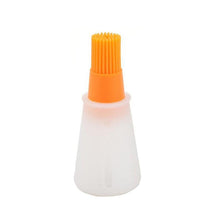 Load image into Gallery viewer, 1 Pcs Portable Silicone Oil Bottle with Brush Grill Oil Brushes Liquid Oil Pastry Kitchen Baking BBQ Tool Kitchen Tools for BBQ Silicone Oil Container with Brush Spray Bottle Oil Dispenser for Kitchen Cooking BBQ
