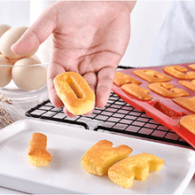 Load image into Gallery viewer, 1 Pcs Silicone Large Alphabet Ice Chocolate Letter Mould Stencil Cake Jelly Cupcake Baking Mold Ice Tray Cookie Mold 26 Large Letters Silicone Mold Alphabet Mold Chocolate Mold Biscuit Ice Cube Tray
