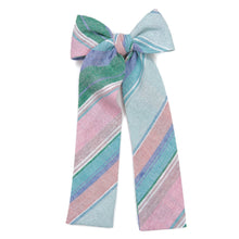 Load image into Gallery viewer, Easter Basket Stripe Lady Hair Bow
