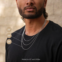 Load image into Gallery viewer, Birthstone Tag Necklace - Stealth
