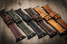 Load image into Gallery viewer, Apple Watch Leather Band - Saddle Tan

