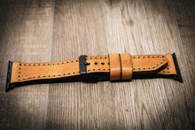 Load image into Gallery viewer, Apple Watch Leather Band - Saddle Tan
