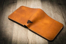 Load image into Gallery viewer, Badge Bifold Wallet - Chestnut Brown
