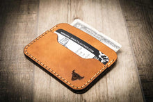 Load image into Gallery viewer, Pflugerville Card Wallet - Saddle Tan
