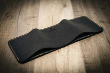 Load image into Gallery viewer, The Trinity Trifold Wallet - Black
