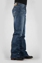 Load image into Gallery viewer, Tin Haul Regular Joe with Grey V Stitch (Dark Wash) - Men&#39;s Bootcut Jeans (Closeout)
