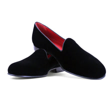 Load image into Gallery viewer, 10-102-BLK VELVET TUX Shoe, Black
