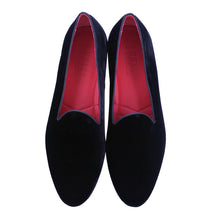 Load image into Gallery viewer, 10-102-BLK VELVET TUX Shoe, Black
