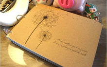 Load image into Gallery viewer, 10 Inch DIY Album Dandelion Series DIY Handmade Photo Albums for Lover Baby Wedding Stickers Scrapbooking Family Scrapbook Albums Family Anniversary Gift For Couple
