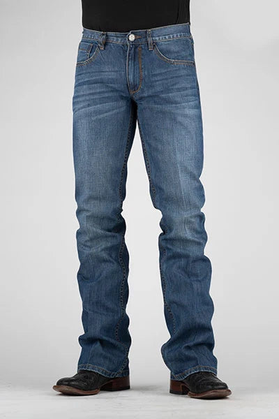 Tin Haul 1660 Jagger Fit (Medium Wash) - Men's Bootcut Jeans