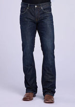 Load image into Gallery viewer, Tin Haul 1660 Jagger Fit Corded Deco (Dark Wash) - Men's Bootcut Jeans
