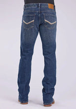 Load image into Gallery viewer, Tin Haul 1661 Jagger Stretch Fit V Pocket Deco (Medium Wash) - Men&#39;s Bootcut Jeans

