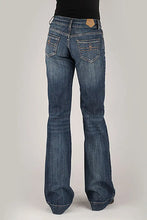 Load image into Gallery viewer, Tin Haul 460 Ella Fit Double Gold Loop Pocket ( Denim Dark Wash ) - Women's Jeans
