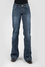 Load image into Gallery viewer, Tin Haul 460 Ella Fit Embroidered Pocket ( Denim Dark Wash ) - Women's Jeans
