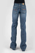 Load image into Gallery viewer, Tin Haul 460 Ella Fit Horse Pocket ( Denim Medium Wash ) - Women's Jeans
