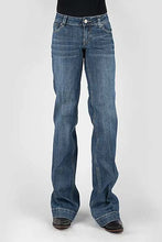 Load image into Gallery viewer, Tin Haul 460 Ella Fit Horse Pocket ( Denim Medium Wash ) - Women's Jeans
