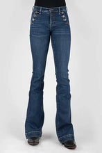 Load image into Gallery viewer, Tin Haul 595 Libby Fit Button Front ( Denim Dark Wash )- Women's Jeans
