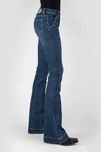 Load image into Gallery viewer, Tin Haul 595 Libby Fit Button Front ( Denim Dark Wash )- Women's Jeans
