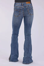 Load image into Gallery viewer, Tin Haul 595 Libby Fit Slit ( Denim Medium Wash )- Women's Jeans
