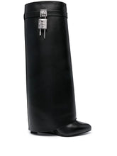Load image into Gallery viewer, Givenchy Women Shark Lock Leather Boots
